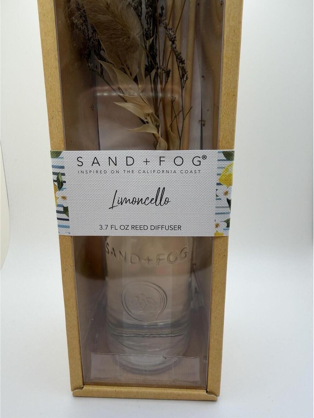 Sand + Fog Olive Lemon Reed Diffuser 3.7oz Home Fragrance Decor NEW